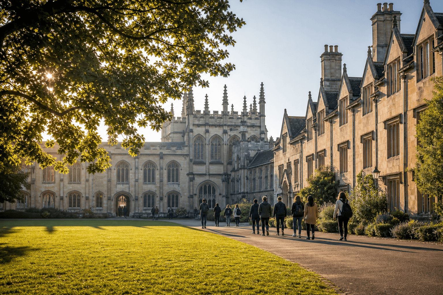 Historic United Kingdom university campus for international students